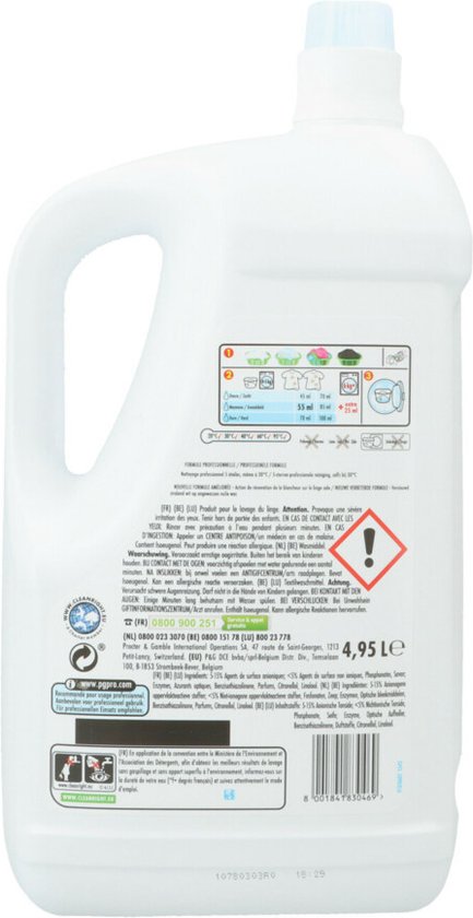 Détergent liquide Ariel - Prof Régulier 4,95 l/90 sc