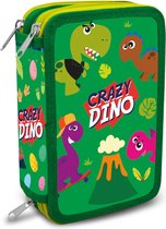 Cas de licence pour Kids Crazy Dino 12 x 20 x 6 Cm polyester vert