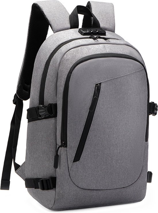Kono Laptop Rugzak Schooltas Anti Diefstal Reisrugzak met USB