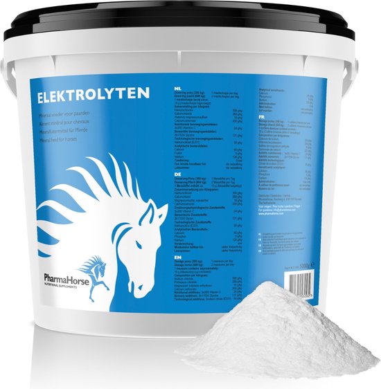 Elektrolyten paard 5000 gram Elektrolyten paard 5000 gram