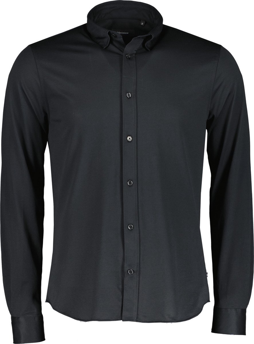 Matinique Overhemd - Slim Fit - Zwart - XL