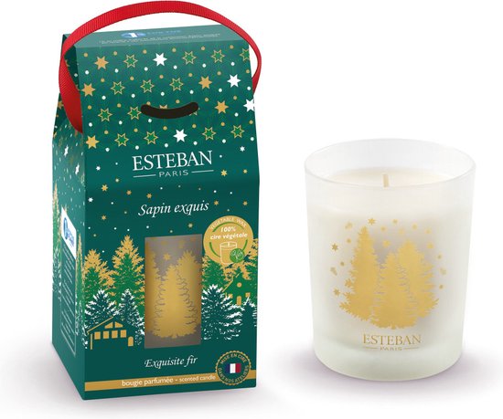 Esteban Kerst Exquisite Fir geurkaars 180gr