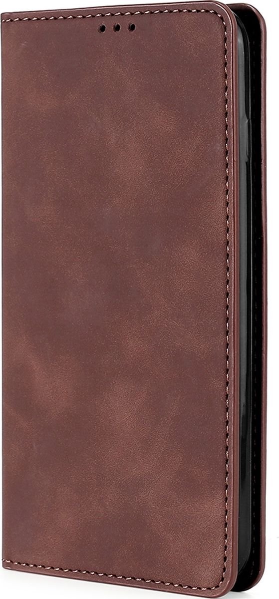 Mobigear Telefoonhoesje geschikt voor Vivo X80 Pro Hoesje | Mobigear Retro Slim Bookcase Portemonnee | Pasjeshouder voor 3 Pasjes | Telefoonhoesje voor Pinpas / OV Kaart / Rijbewijs - Bruin
