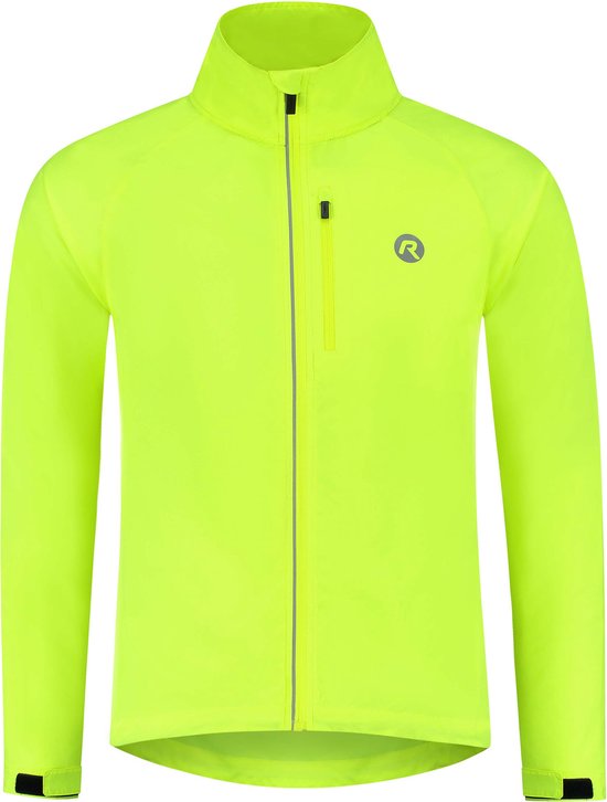 Rogelli Core Hardloopjack Heren - Running Jacket - Waterafstotend - Fluor-Geel - Maat M