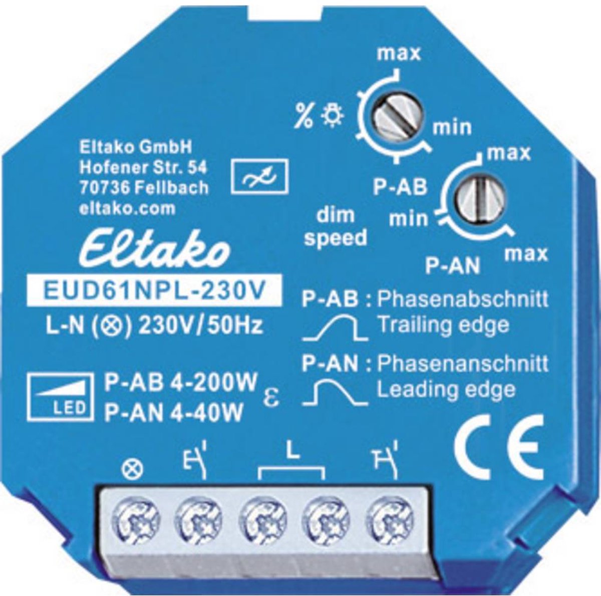 Eltako 61100832 Universele dimmer