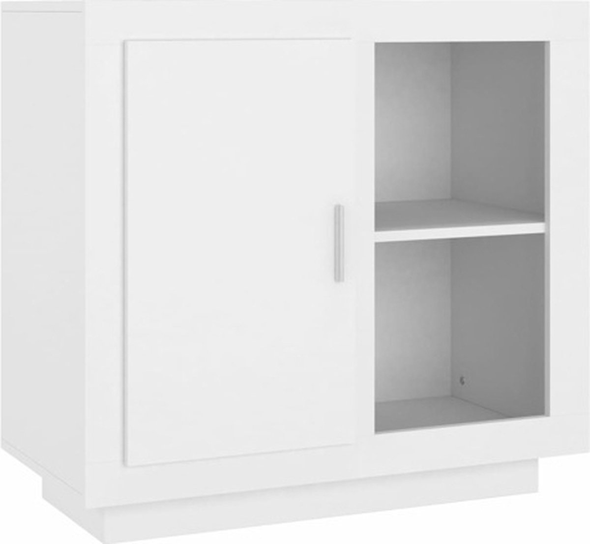 vidaXL - Dressoir - 80x40x75 - cm - wit