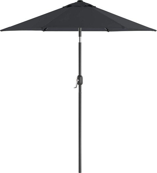 Parasol Déporté 160cm UPF50+ Inclinable - Pour Balcon, Jardin Et Plage