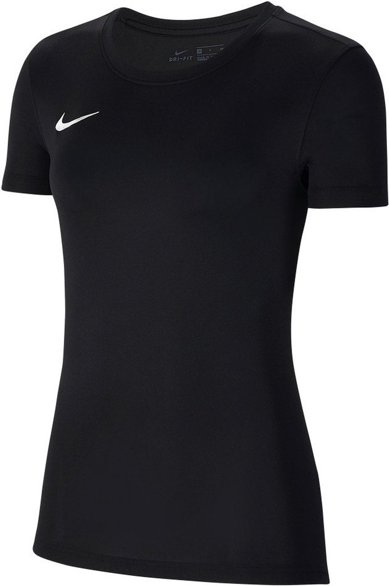 Nike Park VII Shirt Korte Mouw Dames - Zwart Wit - XL