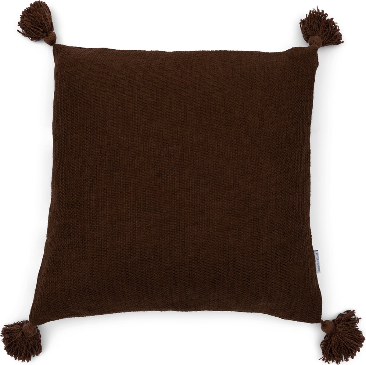 Riviera Maison Rhythm Café Noir Pillow Cover - Brown - 50.0 x 50.0