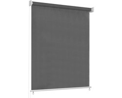 vidaXL - Rolgordijn - voor - buiten - 65(B)x230(H) - cm - antracietkleurig