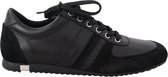 Dolce & Gabbana - Black Logo Leather Casual Sneakers Shoes