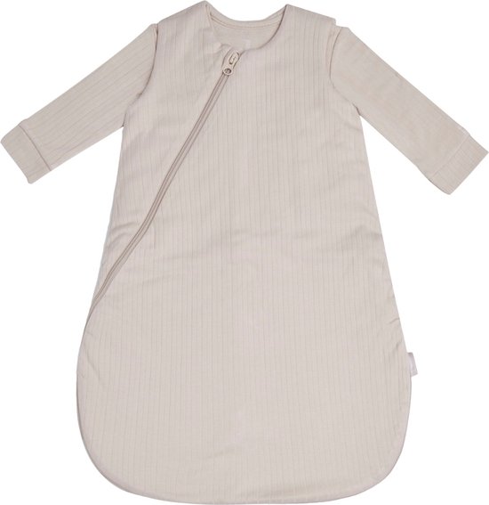 Product: Jollein Baby Newborn Winterslaapzak 4-seizoenen 60cm Basic Stripe - Nougat, van het merk Jollein
