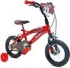 Huffy Moto X Jongensfiets - 3-5 jaar - Kinderfiets 12 Inch - Inclusief zijwieltjes - BMX-stijl - Rood