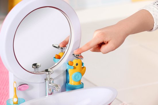 BABY born Toilet - Poppen-wc met spoelgeluiden, wc-lied & accessoires - Hoogwaardig poppenaccessoire - Voor poppen van 36 cm & 43 cm