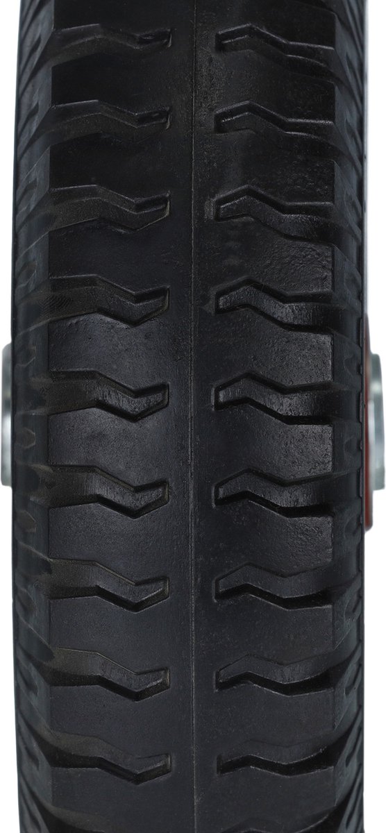 Relaxdays kruiwagenwiel - set van 2 - 2.50-4 - rubber - stalen velg - anti-lek - 80 kg - zwart-rood van Relaxdays — afbeelding 5