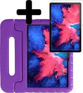 Lenovo Tab P11 Plus Case Kinder Case Kids Case Bumper Cover avec protecteur d'écran - Violet