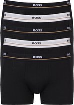 HUGO BOSS Essential trunks (5-pack) - heren boxers kort - zwart - Maat: S