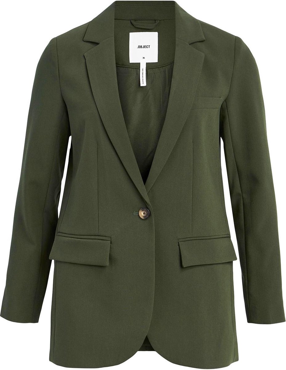 Object Blazer Objsigrid L/s Blazer Noos 23035737 Duffel Bag/col Dames Maat - 36