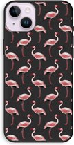 Case Company® - Hoesje geschikt voor iPhone 14 Plus hoesje - Flamingo - Biologisch Afbreekbaar Telefoonhoesje - Bescherming alle Kanten en Schermrand