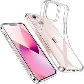 Hoesje Geschikt voor: iPhone 13 Silicone Transparant - ZT Accessoires
