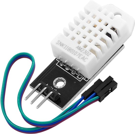 Foto: Azdelivery dht22 am2302 temperatuursensor en vochtigheidssensor met bord en kabel compatibel met arduino inclusief e book 1