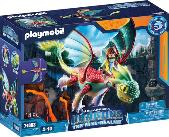 PLAYMOBIL How To Train Your Dragon Dragons: The Nine Realms - Feathers &  Alex - 71083 | bol.com