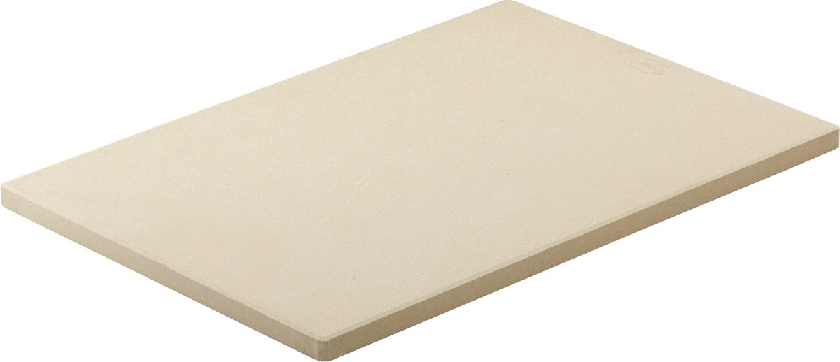 Rösle Barbecue - BBQ Accessoire Pizzasteen Rechthoek - Klei - Crème