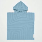 Sunnylife - Kids SwimtimeTerry Beach Hooded Towel 6-9 Surf - Blue