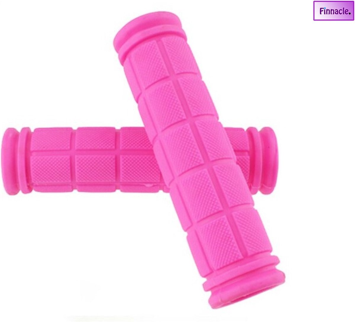 Finnacle - Fietshandvatten Stuur Grips Anti-Slip Fiets Handvat Bar Grips Rubber Roze