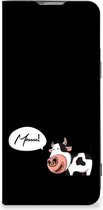 Telefoon Hoesje OnePlus Nord 2T Flipcover Cow Gepersonaliseerd Cadeau