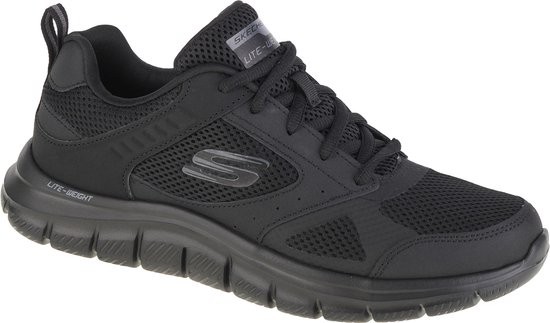 Skechers Track-Syntac 232398- BBK, Hommes, Zwart, Baskets pour femmes, Chaussures de Chaussures de sport, taille: 45
