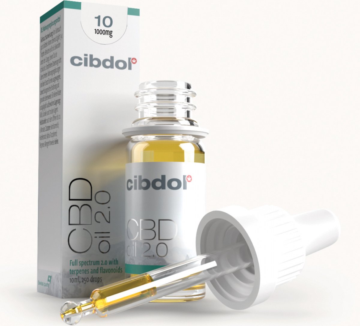 Goedkoopste Cibdol - CBD Olie 10 (1000mg) - full spectrum - Voor optimaal effect