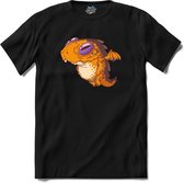 Oranje Mini Draakje T-Shirt Heren / Dames Dieren Shirt