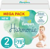 Pampers - Harmonie / Pure - Maat 2 - Mega Pack - 78 luiers