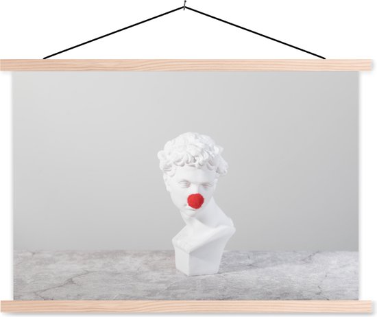 Poster Humoristique Sur Toile Représentant Le Nez Et Les Toilettes - Impression D'art Mural - Décoration D'intérieur - Pour Bureau, Chambre à Coucher - Cadeau - 20 X 30 Cm - Style