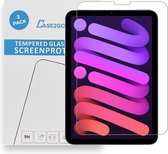 Tablet screenprotector geschikt voor Apple iPad Mini 6 (2021) - Case-friendly screenprotector - 2 stuks - Tempered Glass - Transparant
