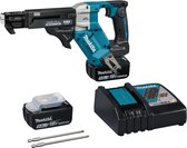 MAKITA DFR452RTJ | 18 V | SCHROEFAUTOMAAT | 20-41 MM | 5,0 AH ACCU (2 ST) | SNELLADER IN MBOX