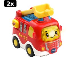 2x Vtech Toet Toet Auto Bart Brandweer