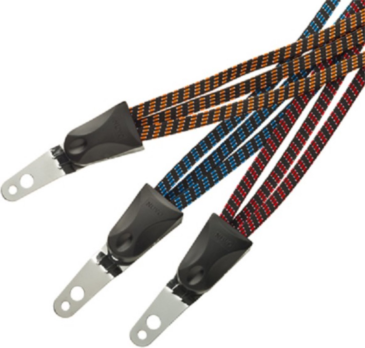 Falkx Trio snelbinder - RVS haken - 62 cm - assorti kleuren