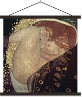 Affiche scolaire - Danaë - Gustav Klimt - 120x120 cm - Lattes noires
