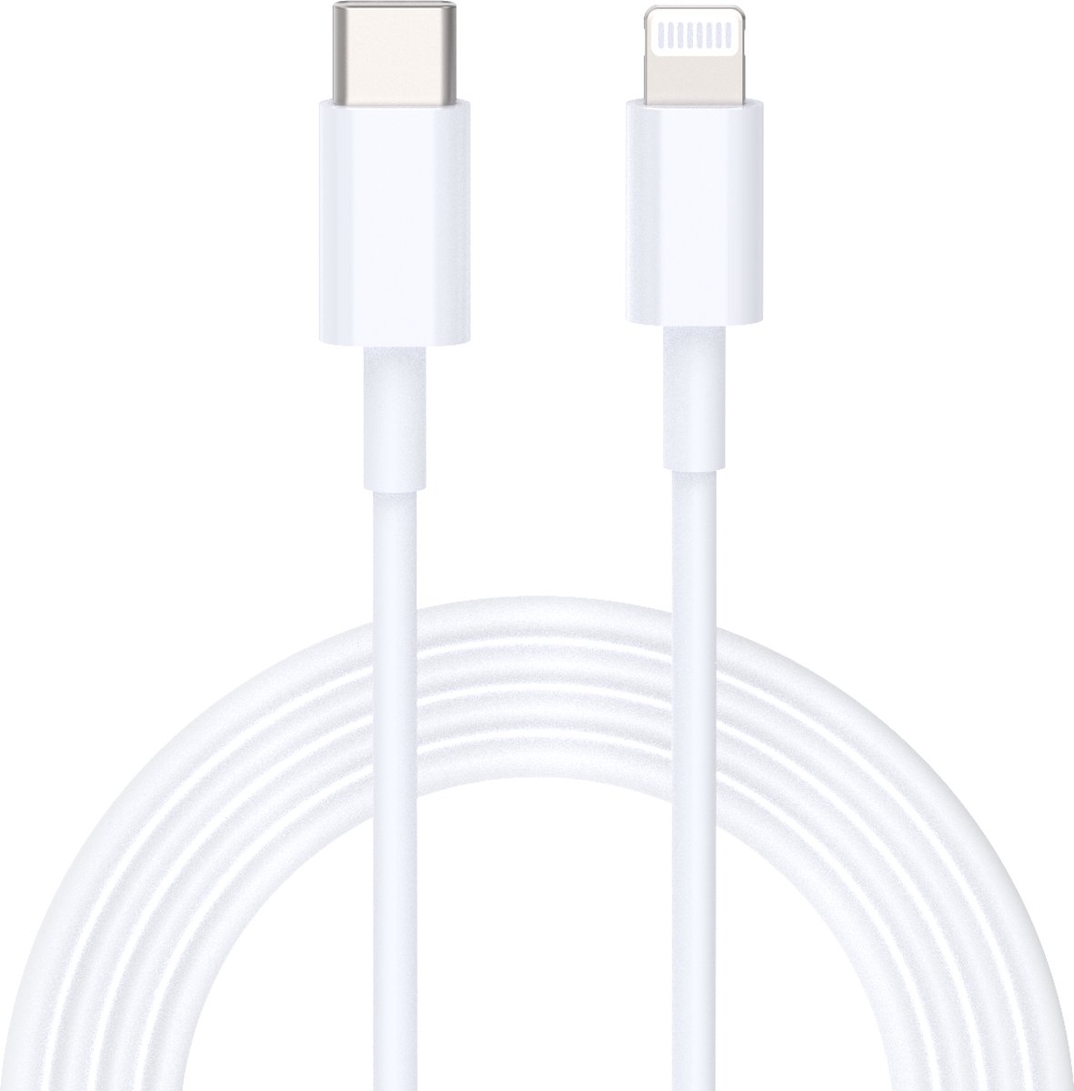 iPhone PD kabel geschikt voor Apple iPhone 5 / 6 / 7 / 8 / X / XS / XR / 11 / 12 / 13 / 14 / Mini / Pro Max - iPhone kabel - iPhone oplaadkabel - USB-C / Type-C Lightning USB kabel - iPhone Snellader - iPhone laadkabel - 3 Meter - LuxeBass