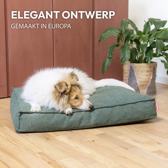 Snoozle Orthopedische Hondenmand - Zacht en Luxe Hondenkussen - Hondenbed - Wasbaar - Hondenmanden - 80 x 55 cm - Stormy Grey