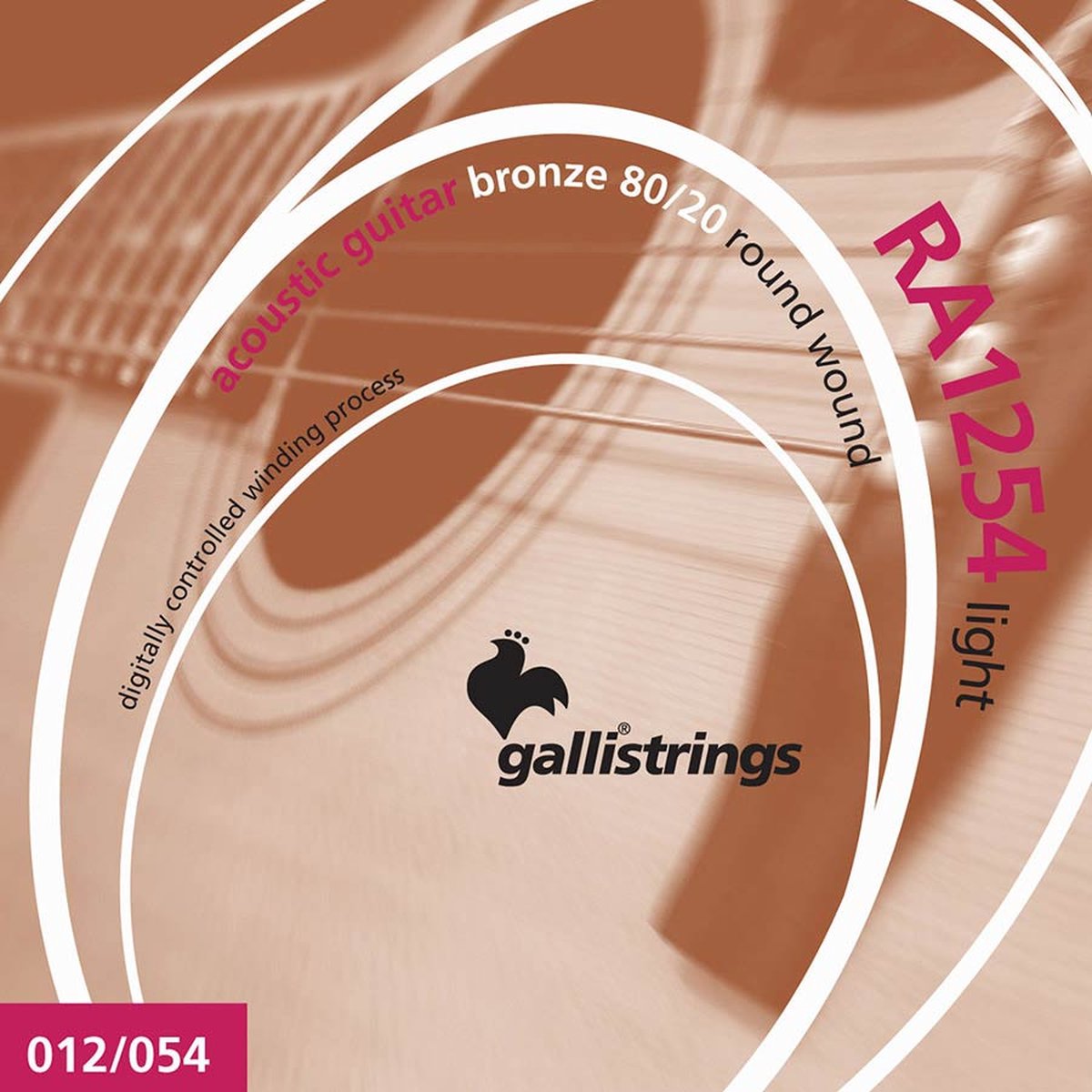 Galli RA1254 80/20 Bronze Akoestische Gitaar Snaren Light (012–054)
