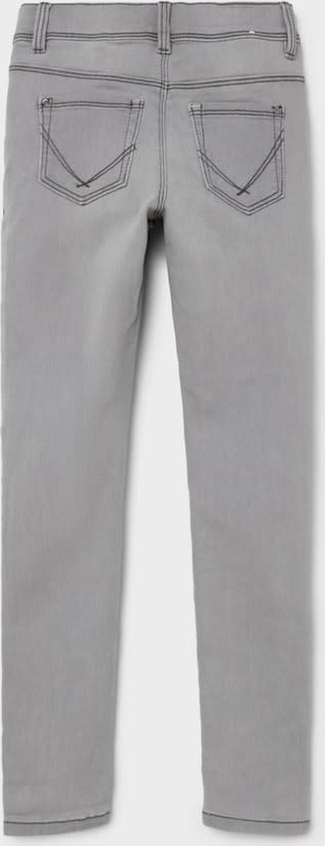 Name it Meisjes Jeans Polly Dnmtassis Medium Grey - 116 | bol
