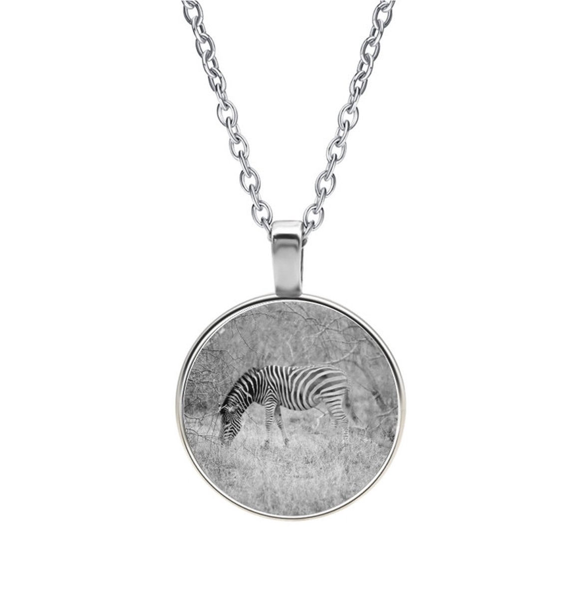 Ketting Glas - Zebra