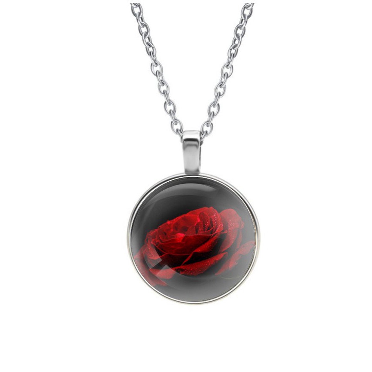 Ketting Glas - Roos