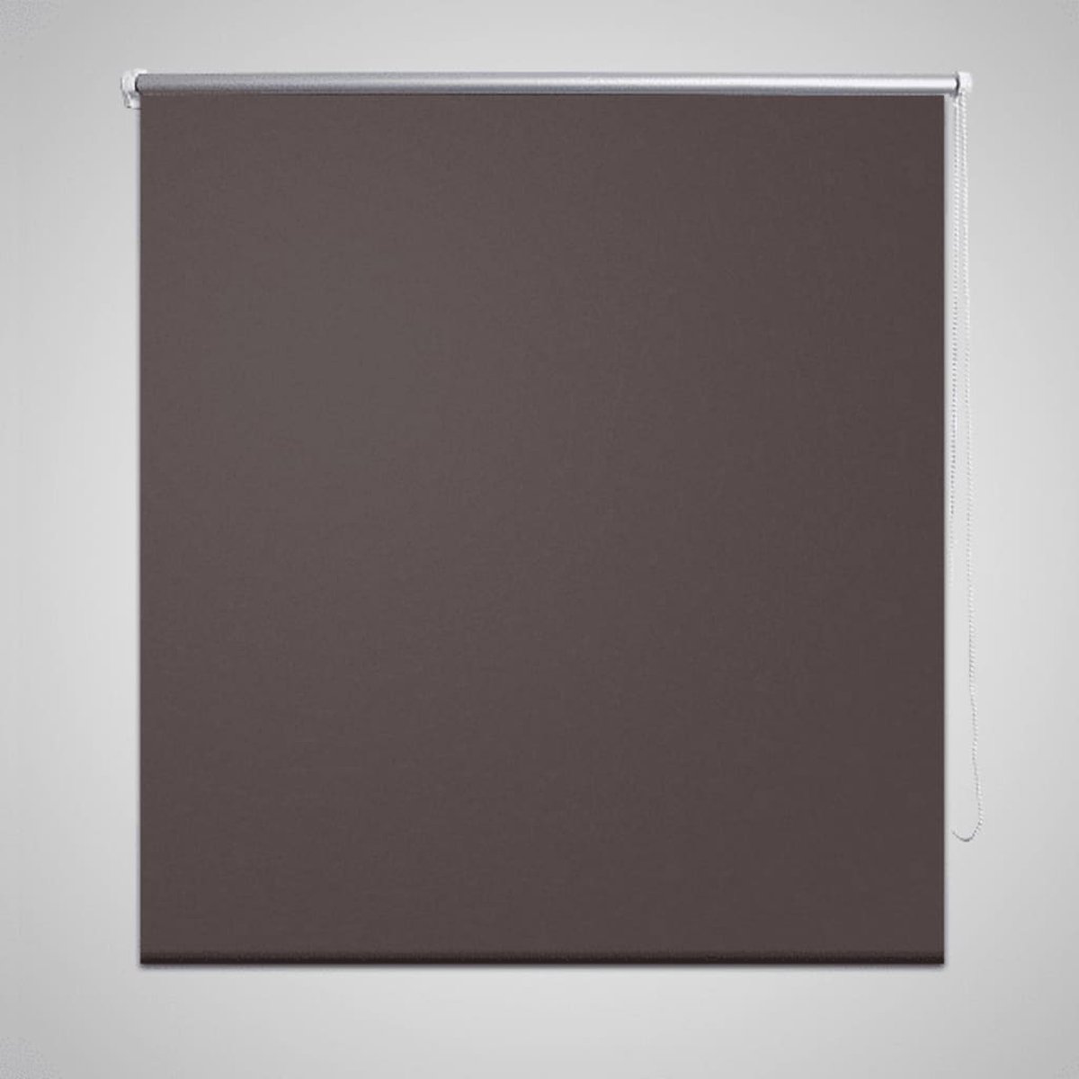 Decoways - Rolgordijn verduisterend 80 x 230 cm koffiebruin
