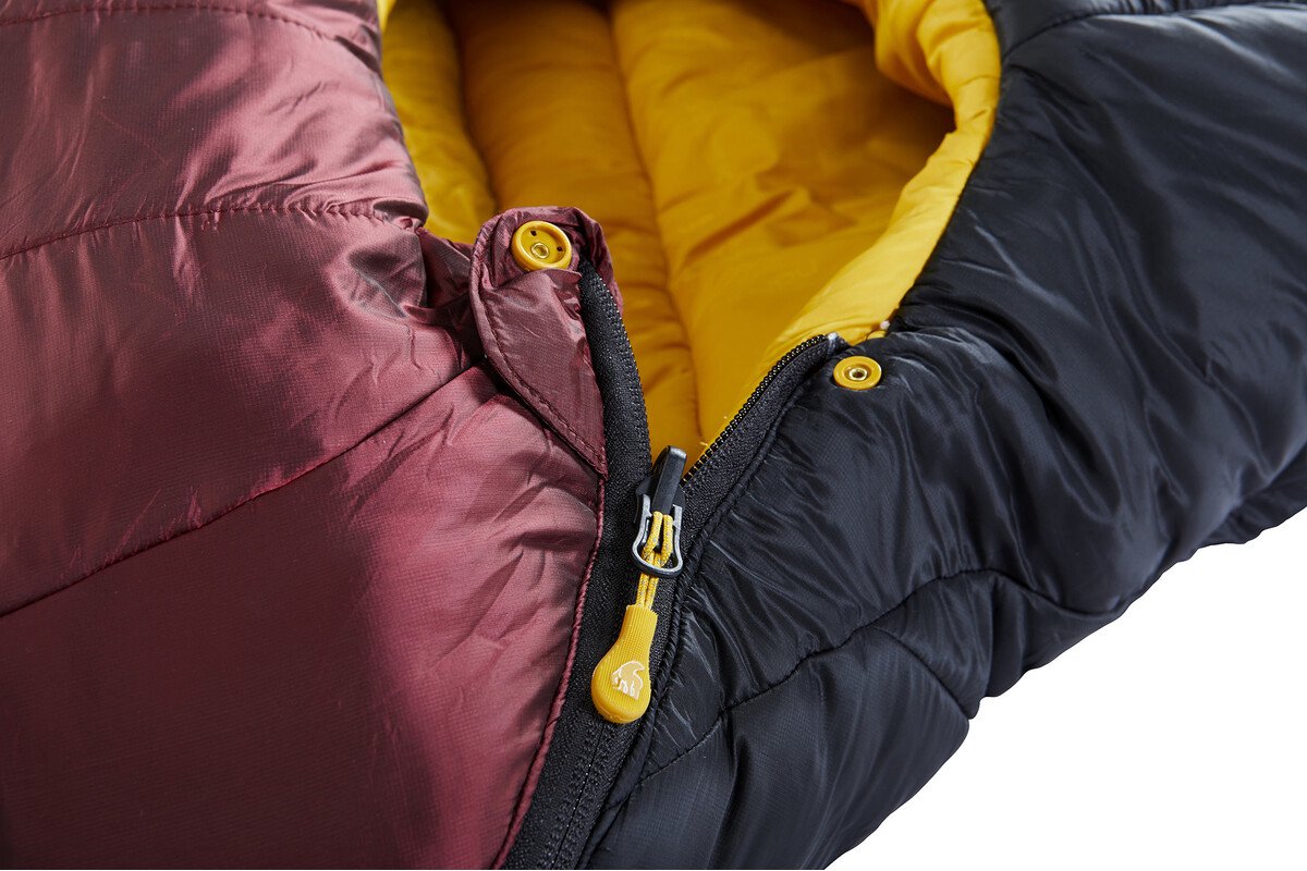 Nordisk Oscar -10° Mummy Slaapzak L, zwart/rood