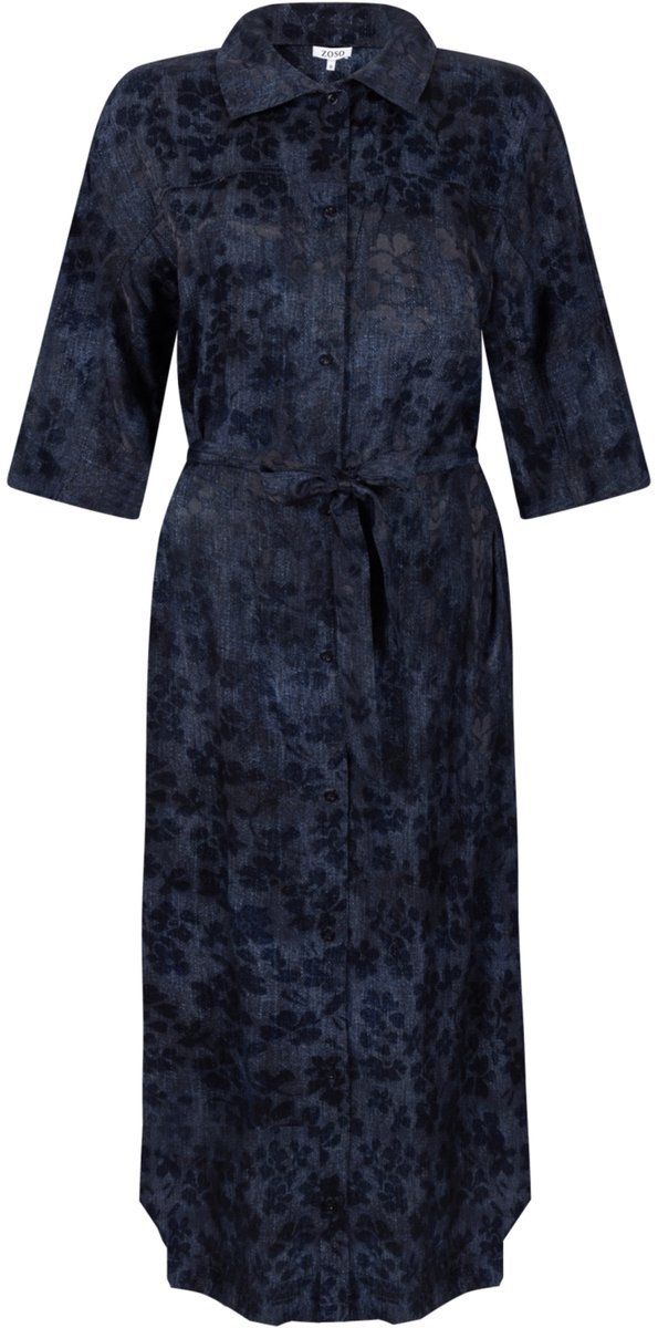 Zoso Jurk Mickey 261 Blue Denim Dames Maat - S