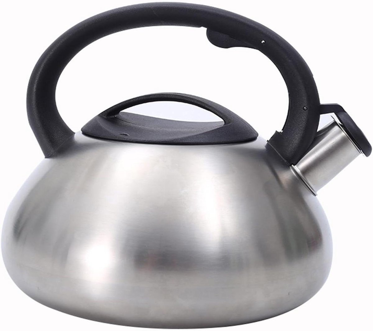 Fluitketel RVS - Waterkoker - Water Koken - Hittebestendig Handvat - 3 Liter - Zilver